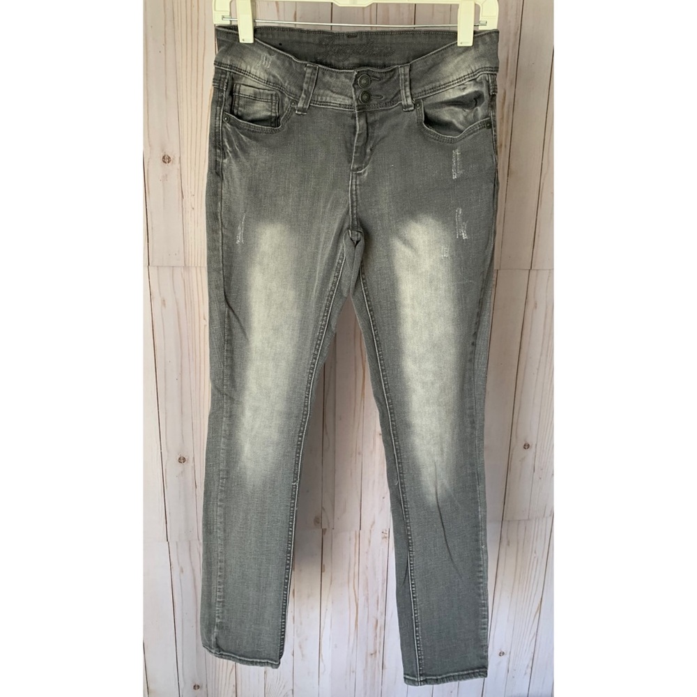 dELiA*s JAYDEN gray skinny jeans